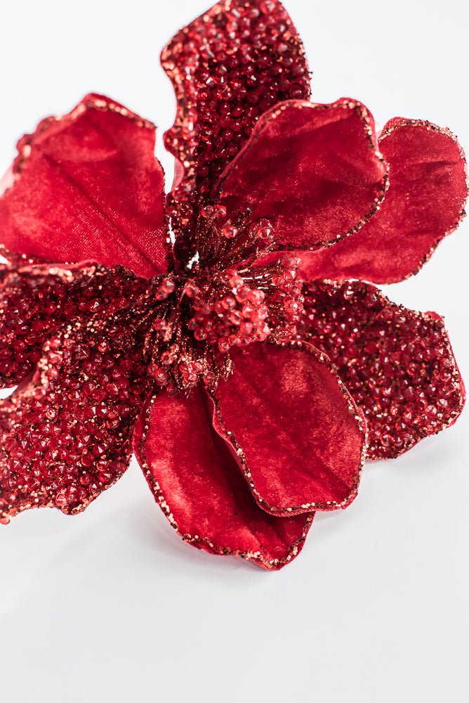 Artificial Red Magnolia Stem - 20" - Greenery MarketArtificial Flowers283320