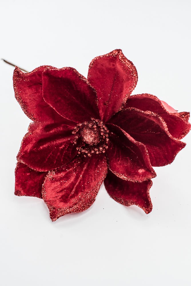 Artificial Red Magnolia Stem - 8" - Greenery Market86868RD