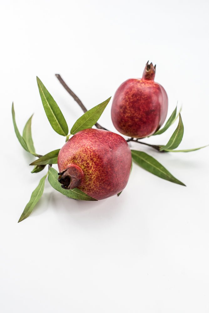 Artificial Red Pomegranate Pick - 10.5" - Greenery MarketF547-R
