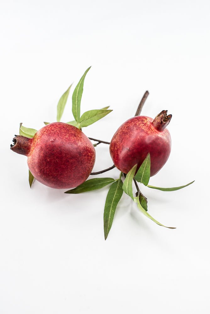 Artificial Red Pomegranate Pick - 10.5" - Greenery MarketF547-R