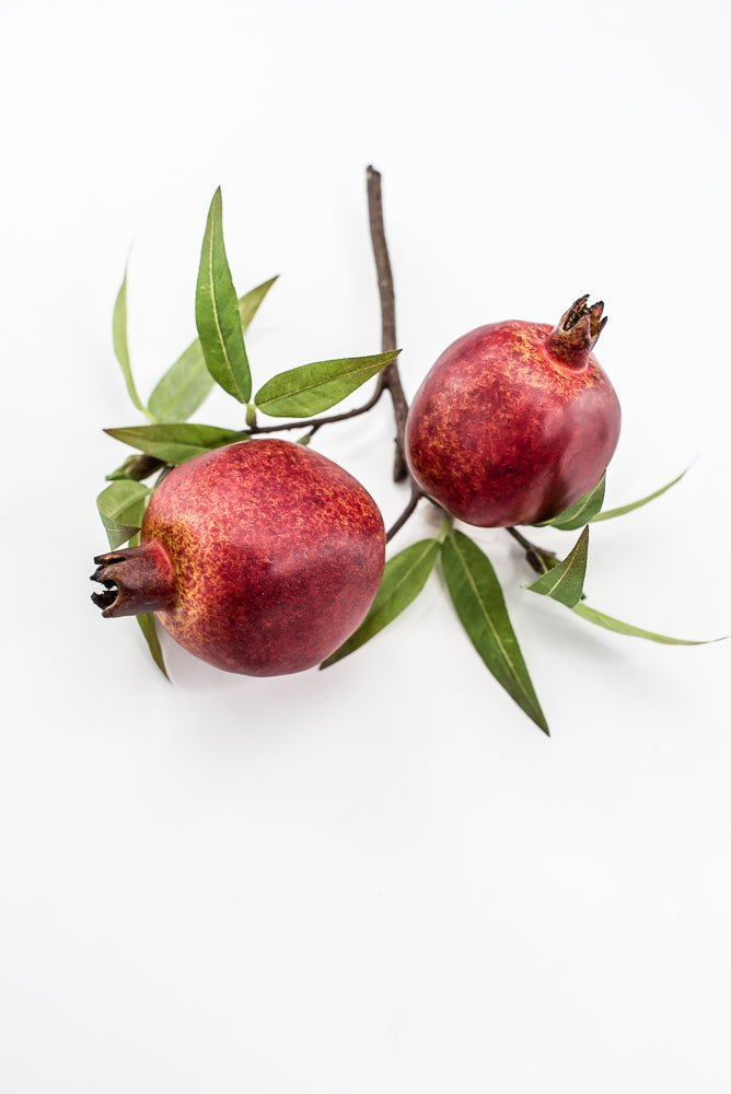 Artificial Red Pomegranate Pick - 10.5" - Greenery MarketF547-R