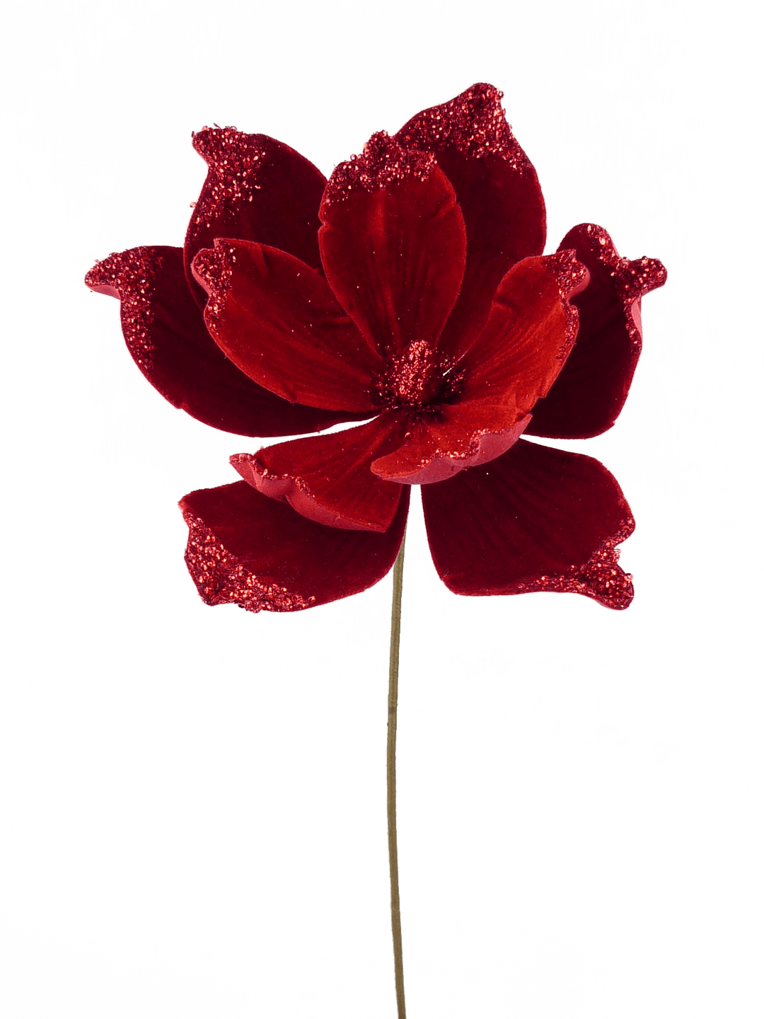 Artificial Red Velvet Magnolia Spray - 21" - Greenery Market84600RD