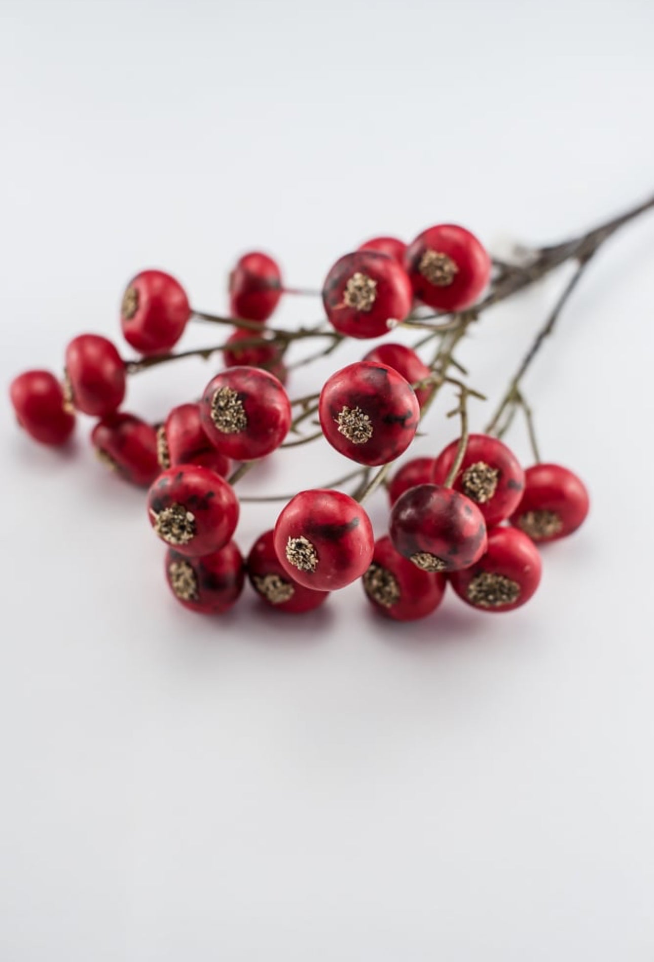 Artificial Rose hips spray - red - Greenery Marketartificial flowers27682