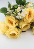 Artificial Roses bush - yellow - Greenery Marketartificial flowersFN170929