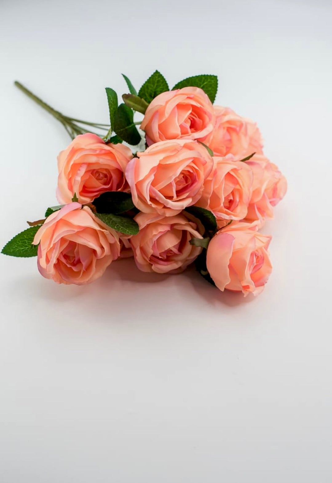 Artificial Roses - peach and pink - Greenery Marketartificial flowers25823