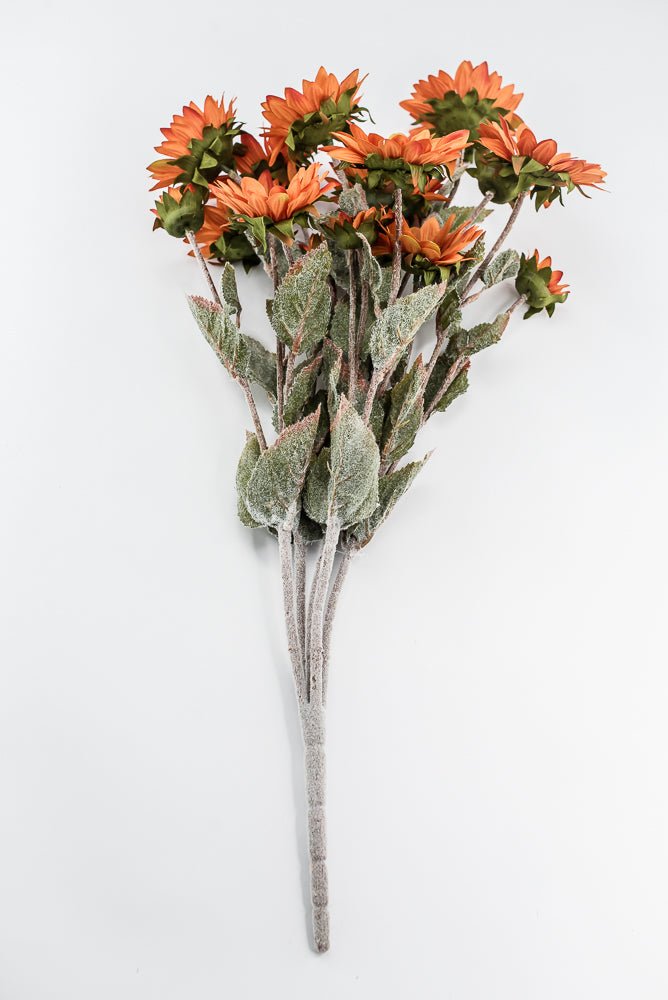 Artificial, Rust, Sunflower Bush - 24" - Greenery MarketArtificial Flora57360RUST