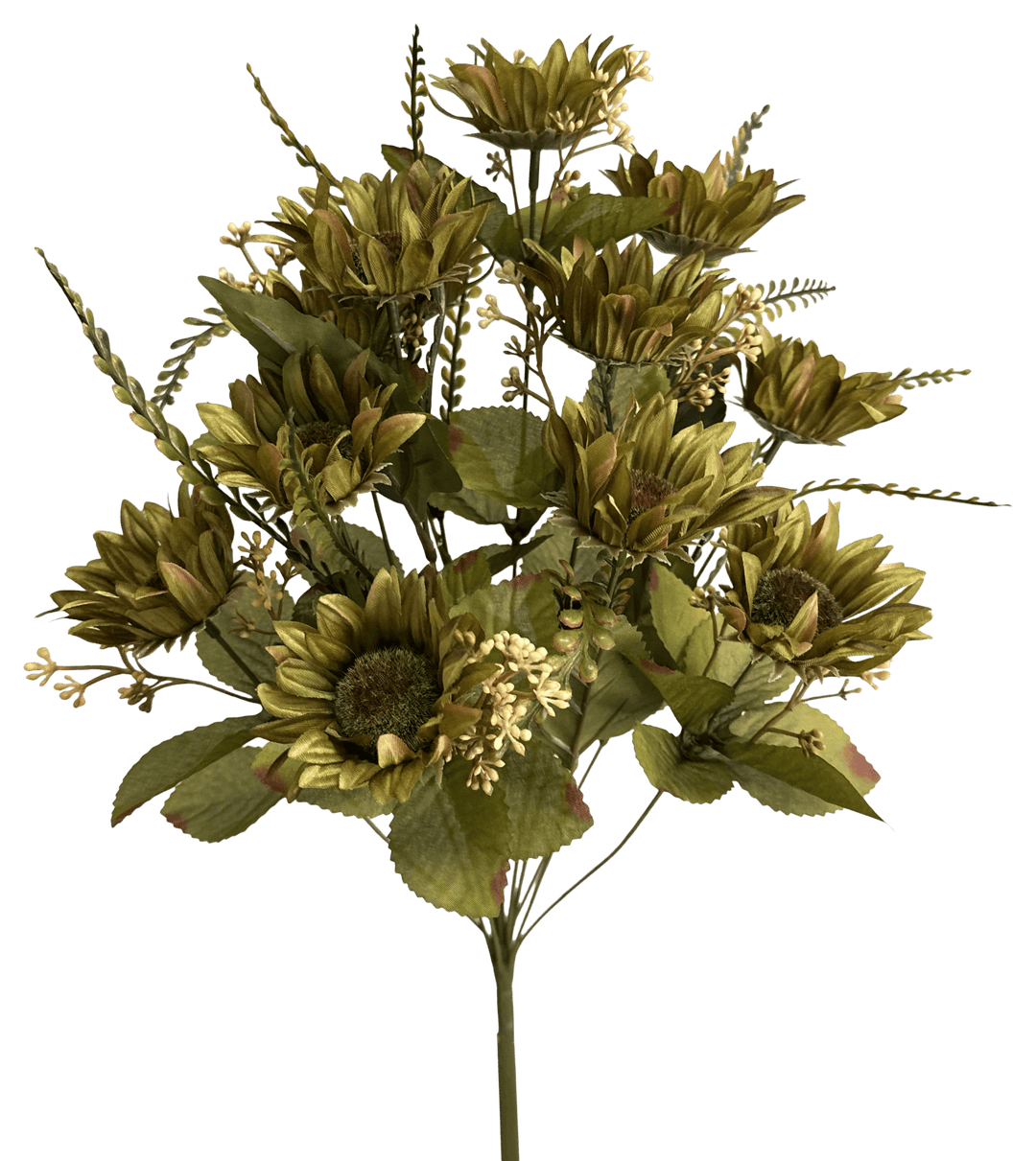 Artificial Sage Green Sunflower Bush - 19" - Greenery Market57525SG