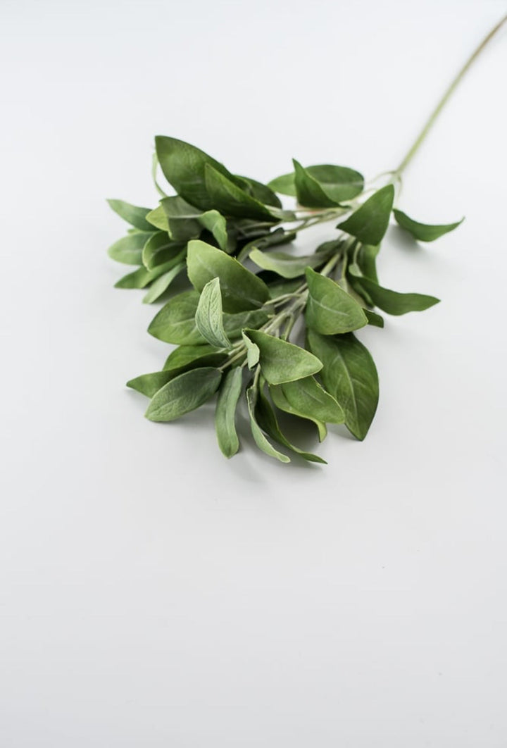 Artificial salvia leaf spray - Greenery Market2310361GR