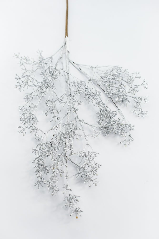 Artificial Silver Eucalyptus Seed Spray - 33" - Greenery MarketArtificial Flora65746-SILVER