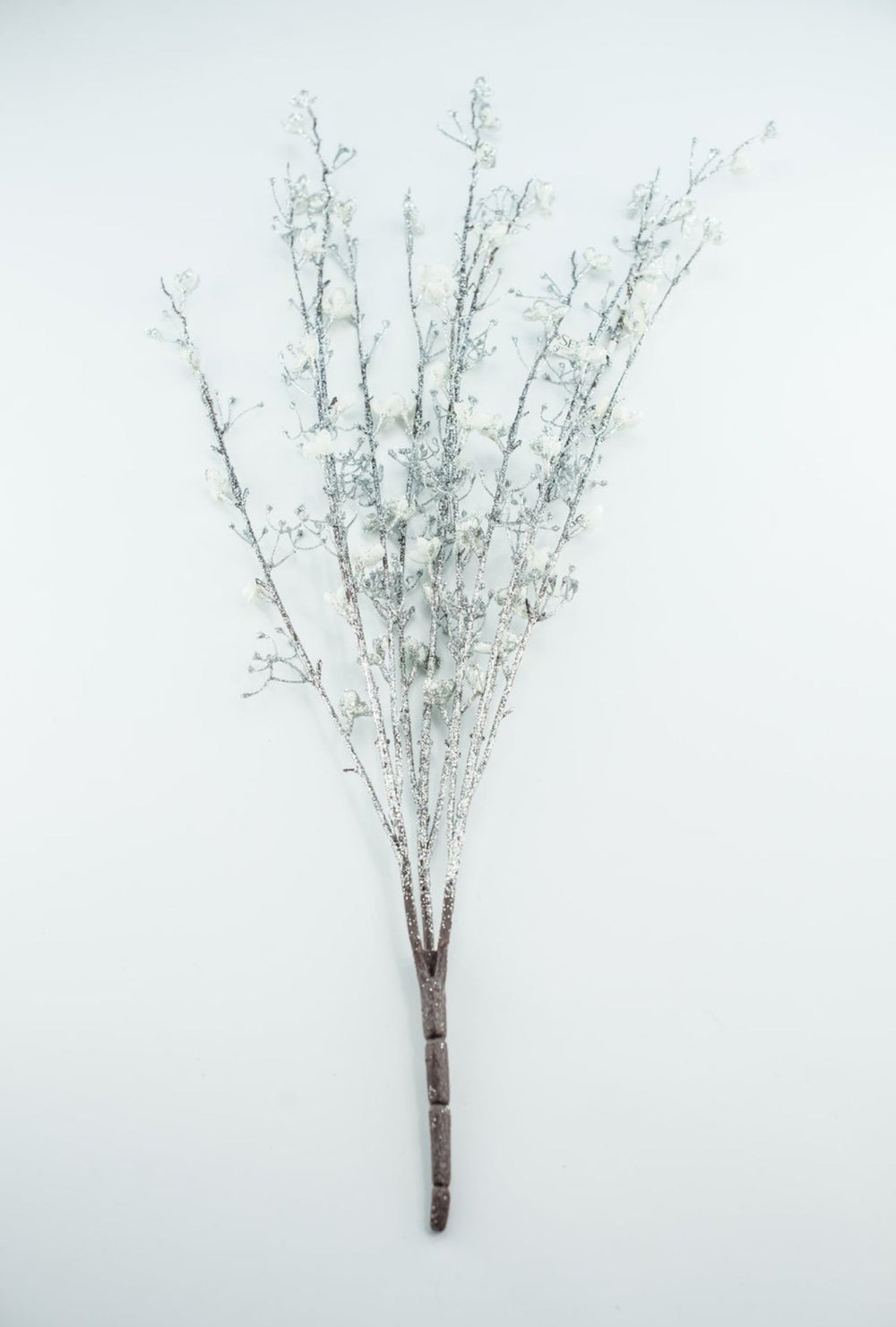 Artificial, silver glittered, blossom bush - Greenery Marketartificial flowersXG406 - SVW