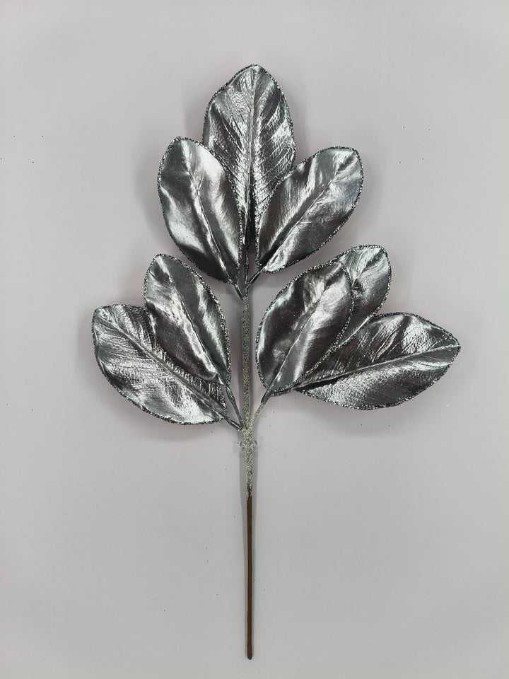 Artificial Silver Magnolia Leaf Spray - 24" - Greenery MarketArtificial Flora85103-SILVER