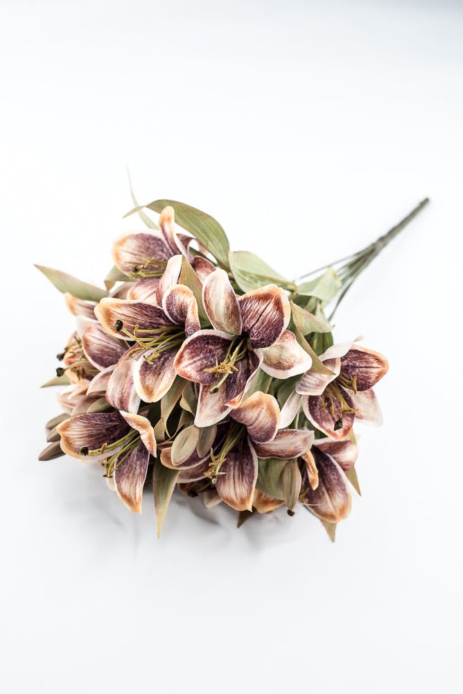 Artificial, Small Lily Bush - 18" - Greenery MarketArtificial Flora85860-MV