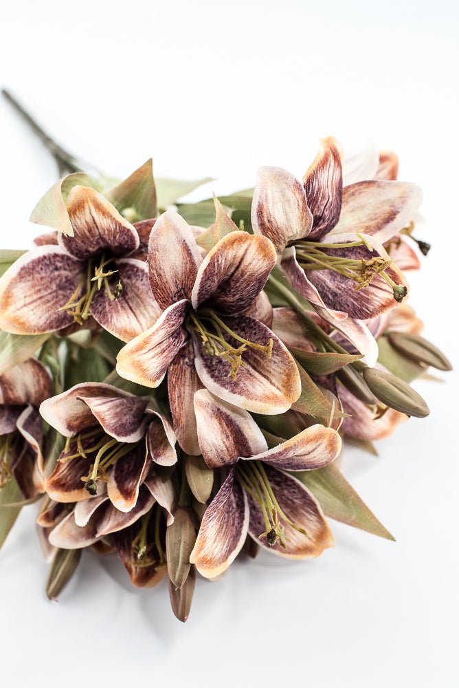 Artificial, Small Lily Bush - 18" - Greenery MarketArtificial Flora85860-MV