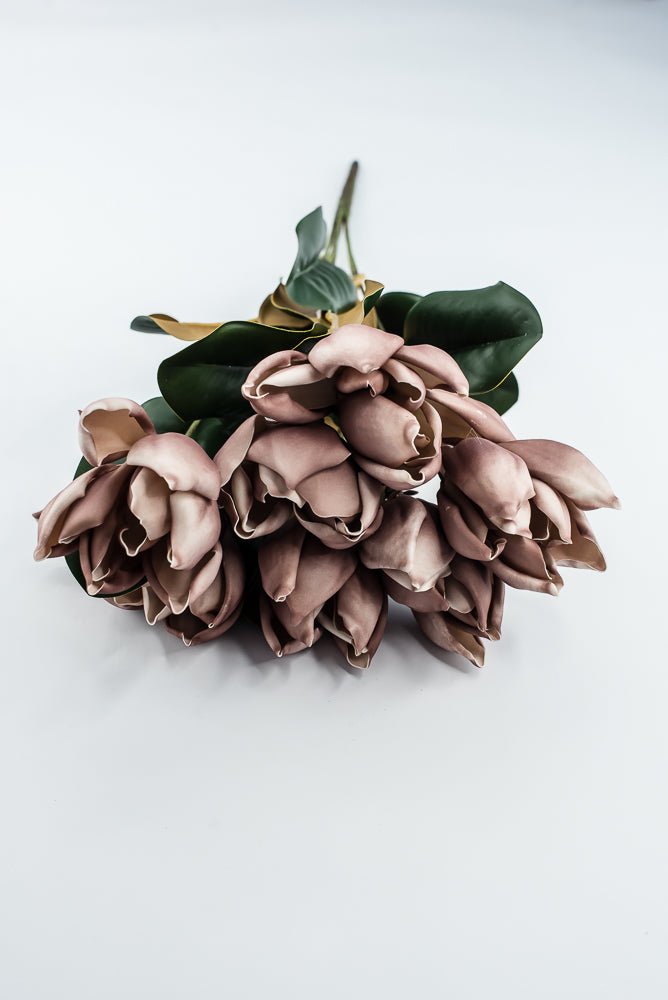 Artificial, Smoke Magnolia Bush - 23" - Greenery MarketFBM742-SM