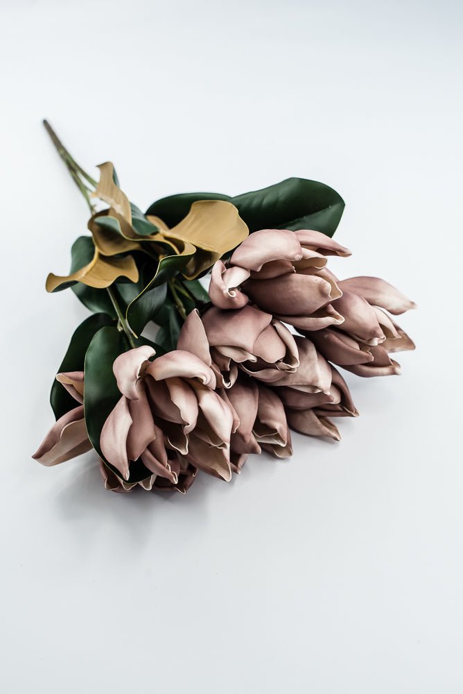 Artificial, Smoke Magnolia Bush - 23" - Greenery MarketFBM742-SM