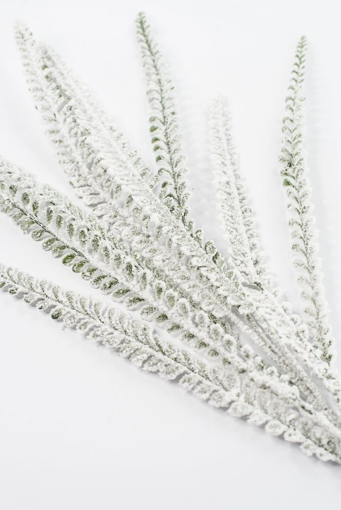 Artificial Snow Button Leaves Spray - 32" - Greenery MarketArtificial Flora86891SNOW