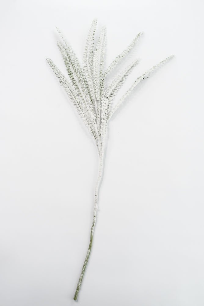 Artificial Snow Button Leaves Spray - 32" - Greenery MarketArtificial Flora86891SNOW