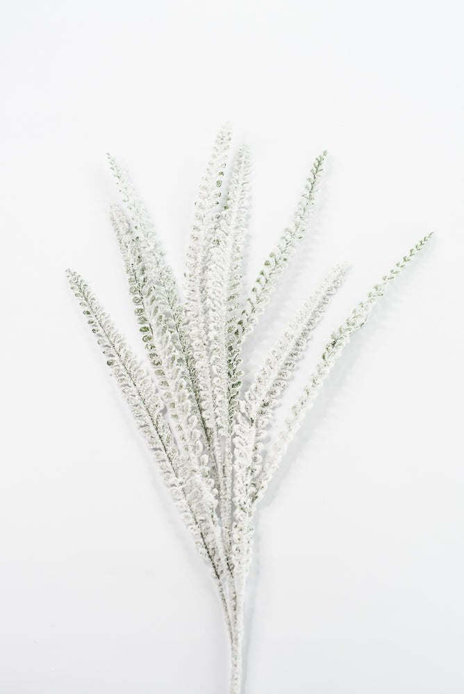 Artificial Snow Button Leaves Spray - 32" - Greenery MarketArtificial Flora86891SNOW
