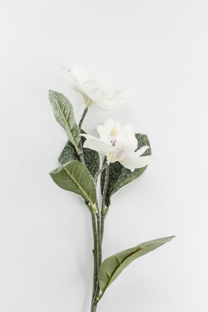 Artificial Snow Magnolia Spray - 30" - Greenery MarketArtificial Flora86953SNOW