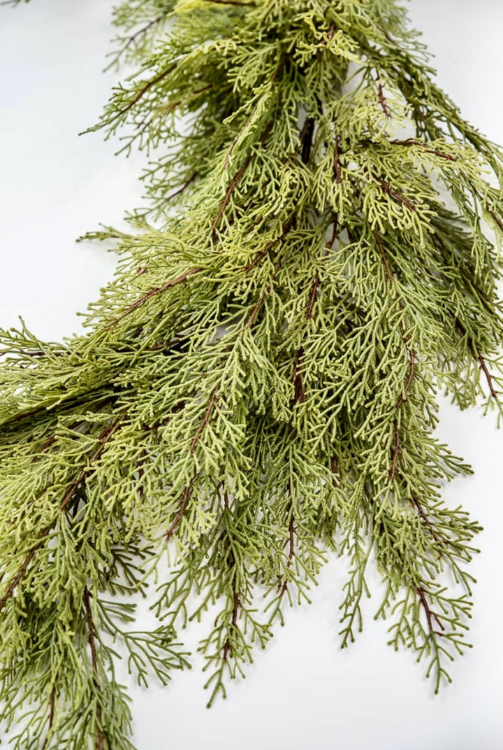 Artificial soft cedar garland 6’ - Greenery MarketgreeneryX1906 - G