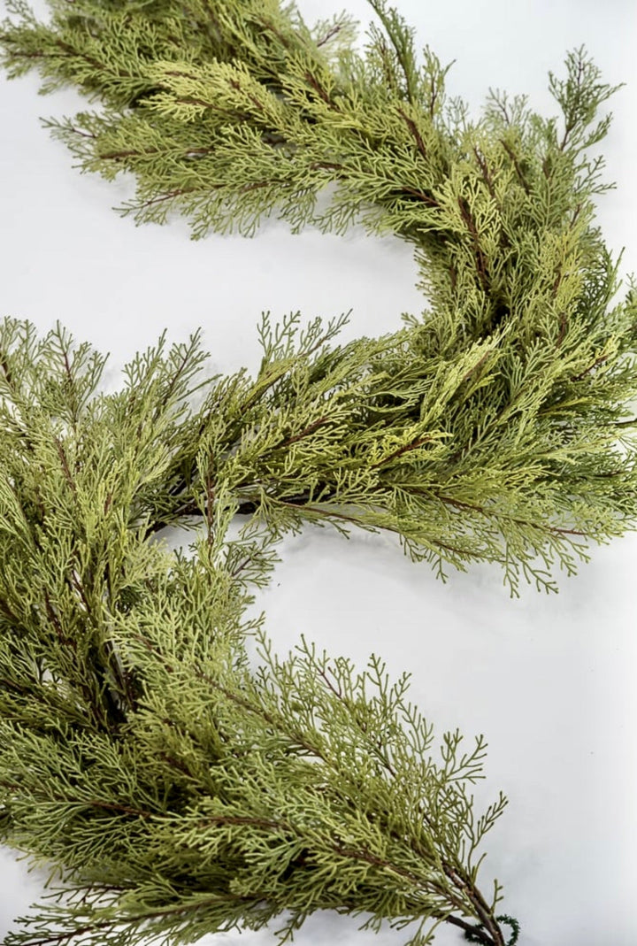 Artificial soft cedar garland 6’ - Greenery MarketgreeneryX1906 - G