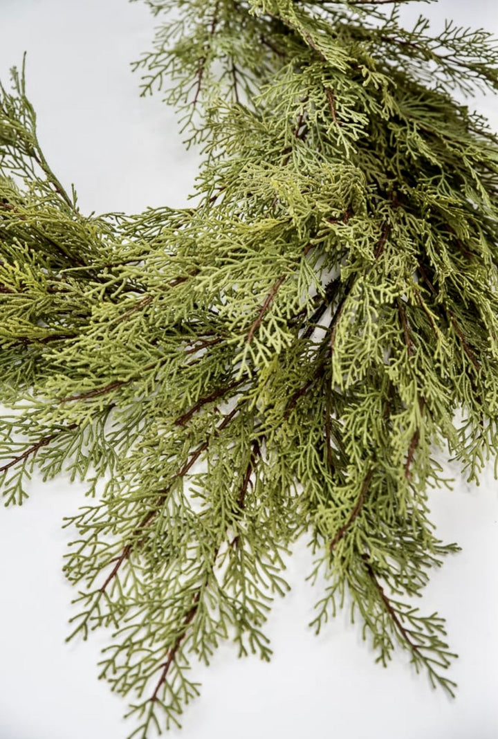 Artificial soft cedar garland 6’ - Greenery MarketgreeneryX1906 - G