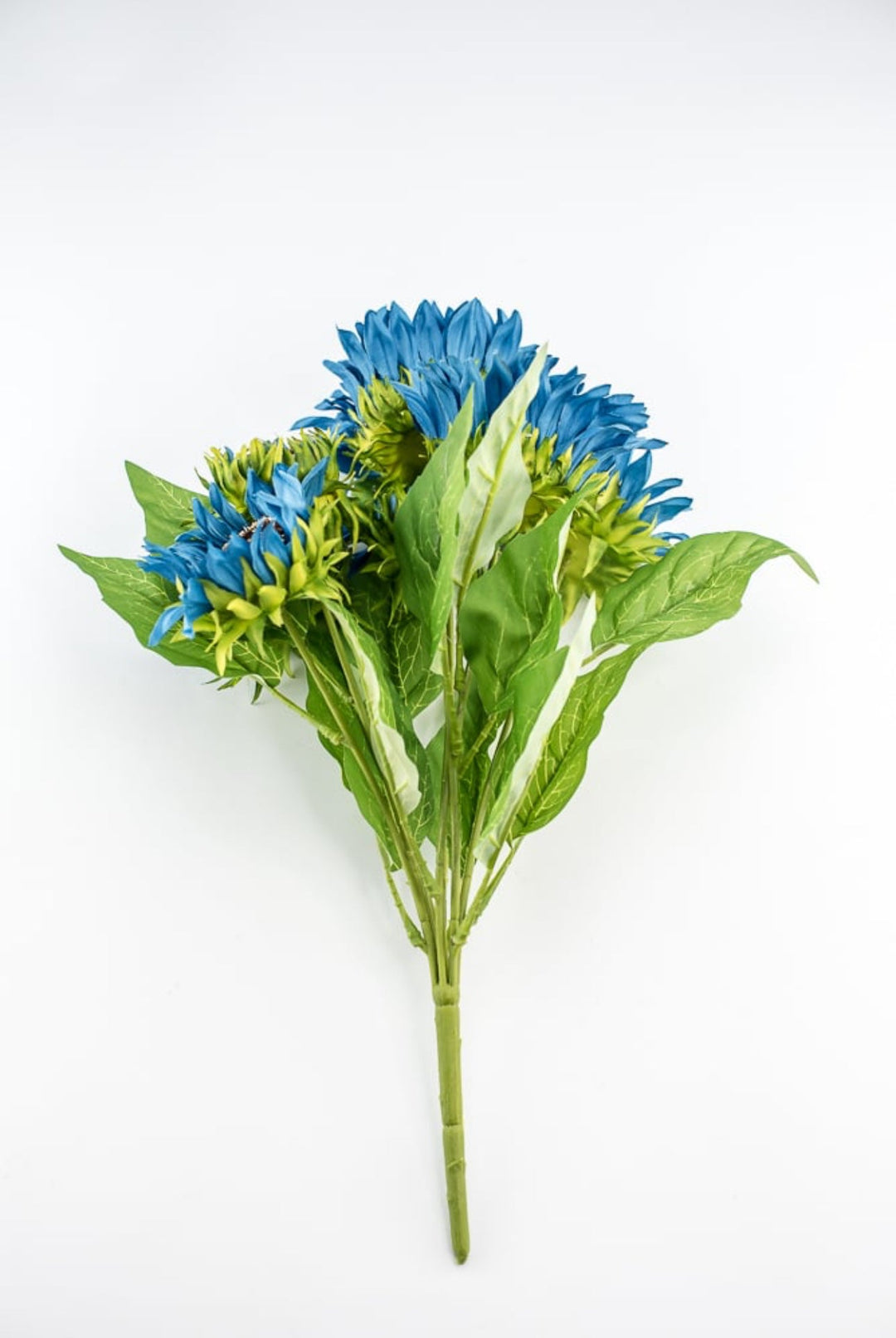 Artificial Sunflower flower bush - blue - Greenery Marketartificial flowers12051