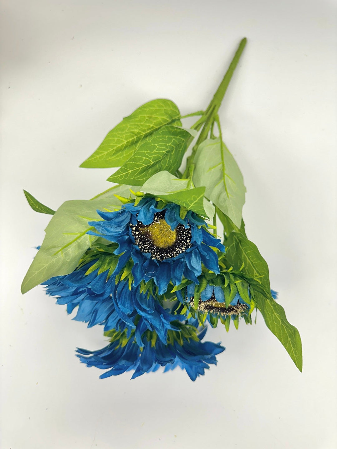 Artificial Sunflower flower bush - blue - Greenery Marketartificial flowers12051