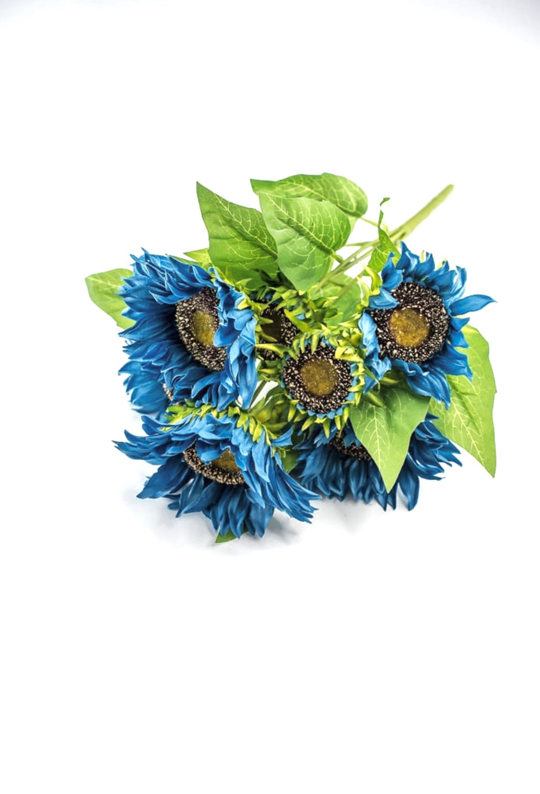 Artificial Sunflower flower bush - blue - Greenery Marketartificial flowers12051