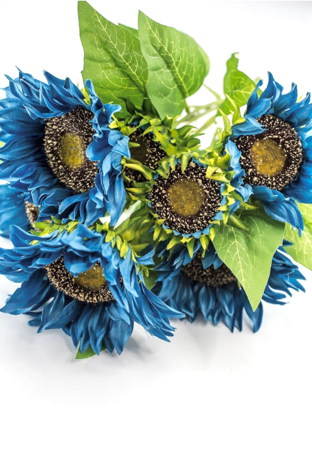 Artificial Sunflower flower bush - blue - Greenery Marketartificial flowers12051