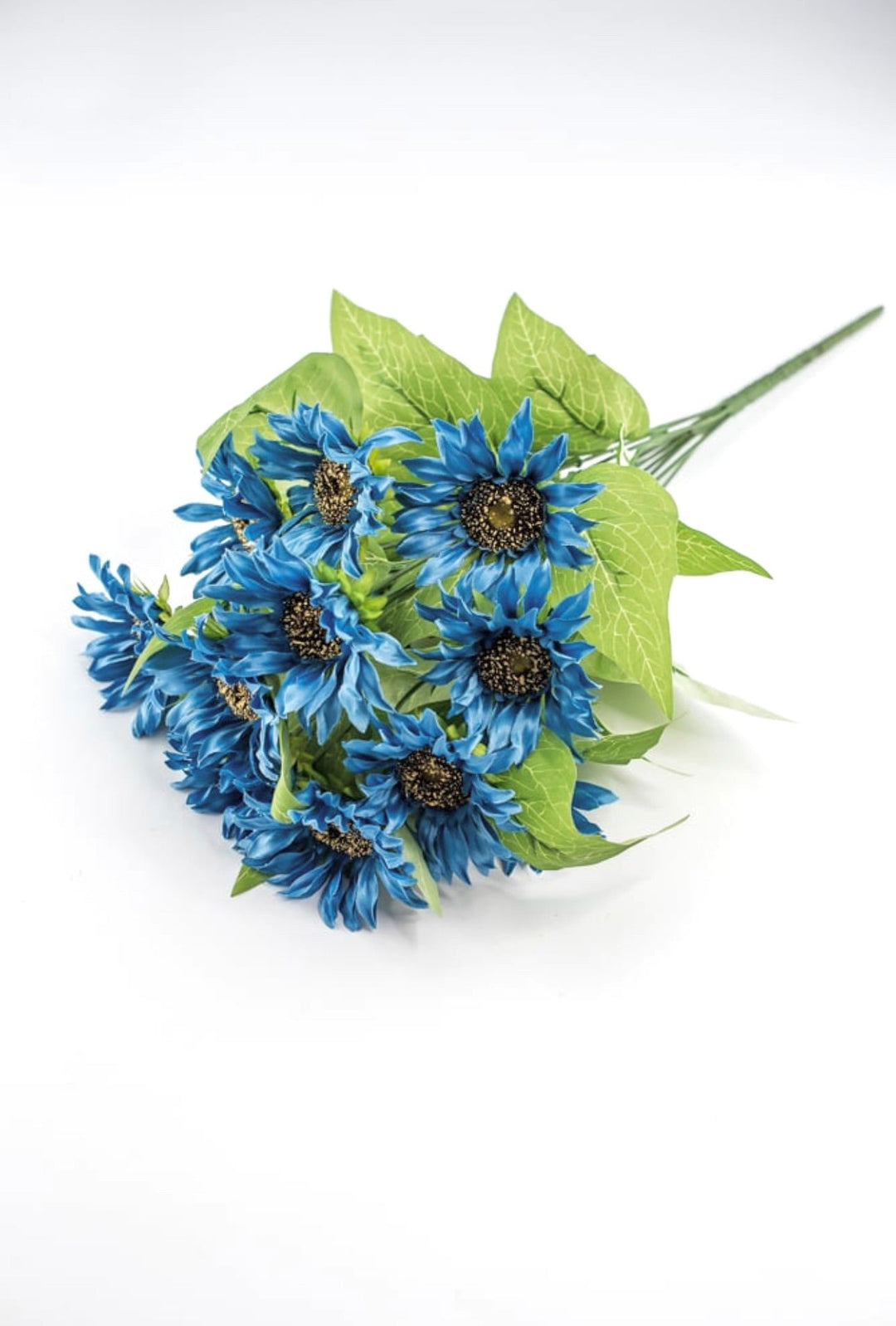 Artificial Sunflower flower bush - blue - Greenery Marketartificial flowers12053