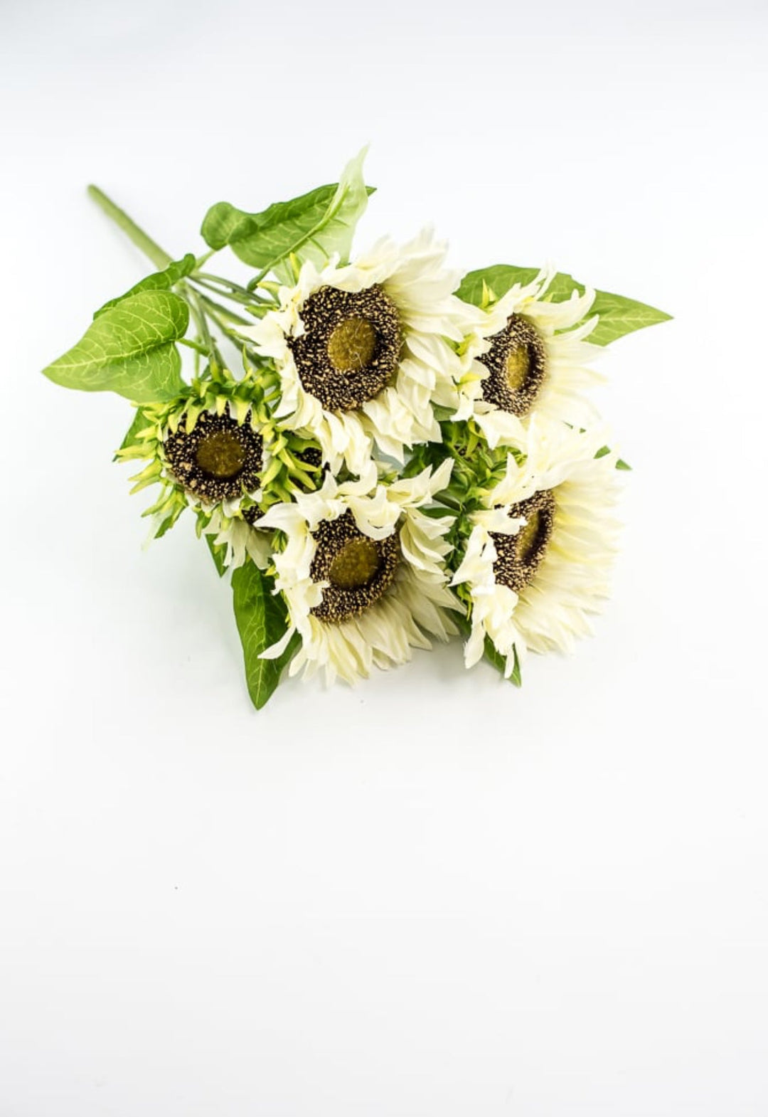 Artificial Sunflower flower bush - cream - Greenery Marketartificial flowers12021