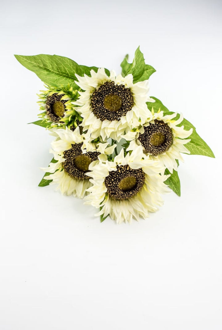 Artificial Sunflower flower bush - cream - Greenery Marketartificial flowers12021