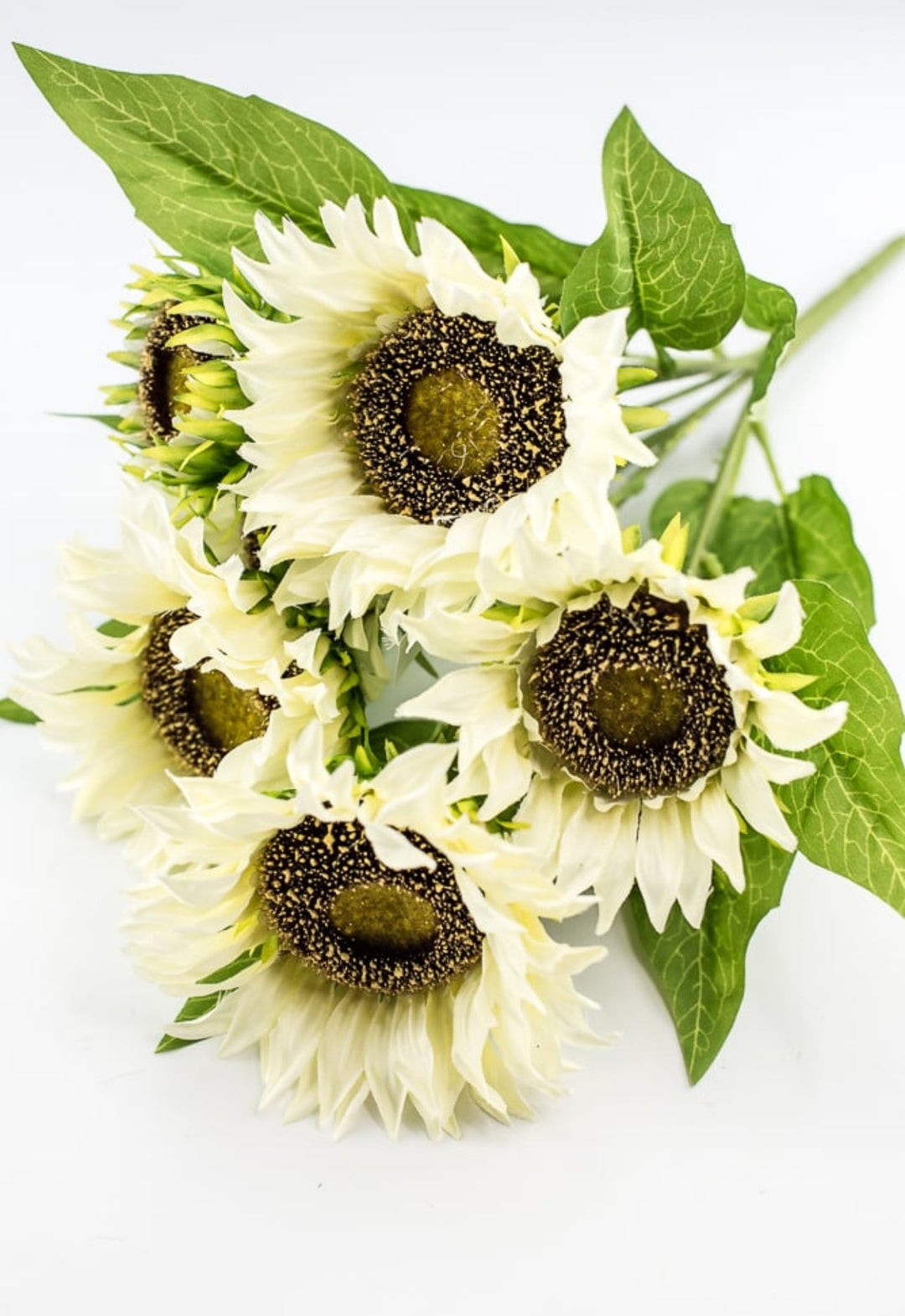 Artificial Sunflower flower bush - cream - Greenery Marketartificial flowers12021