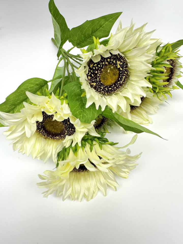 Artificial Sunflower flower bush - cream - Greenery Marketartificial flowers12021