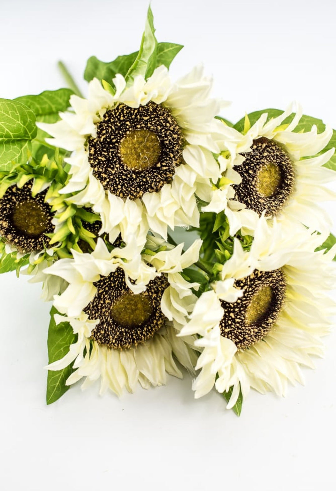 Artificial Sunflower flower bush - cream - Greenery Marketartificial flowers12021