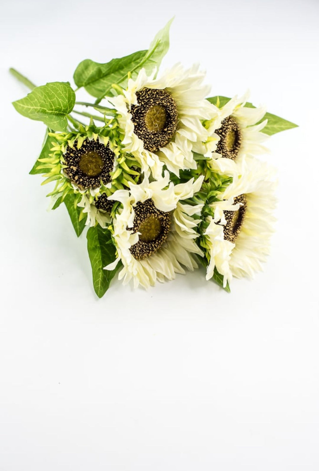 Artificial Sunflower flower bush - cream - Greenery Marketartificial flowers12021