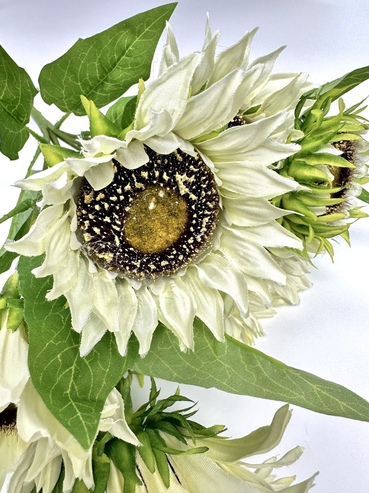 Artificial Sunflower flower bush - cream - Greenery Marketartificial flowers12021