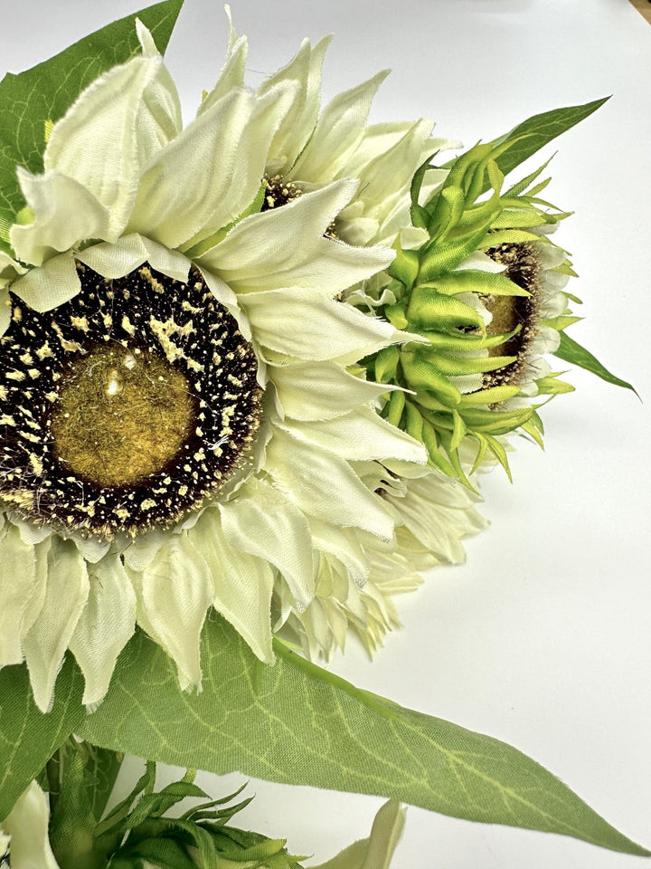 Artificial Sunflower flower bush - cream - Greenery Marketartificial flowers12021