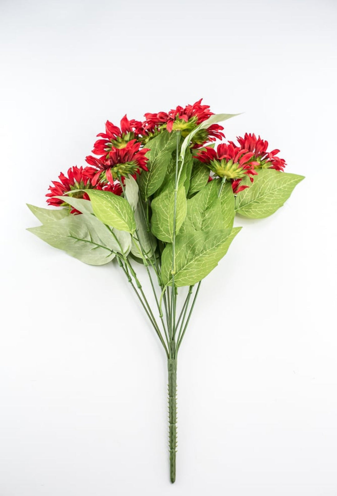 Artificial Sunflower flower bush - red - Greenery Marketartificial flowers12043