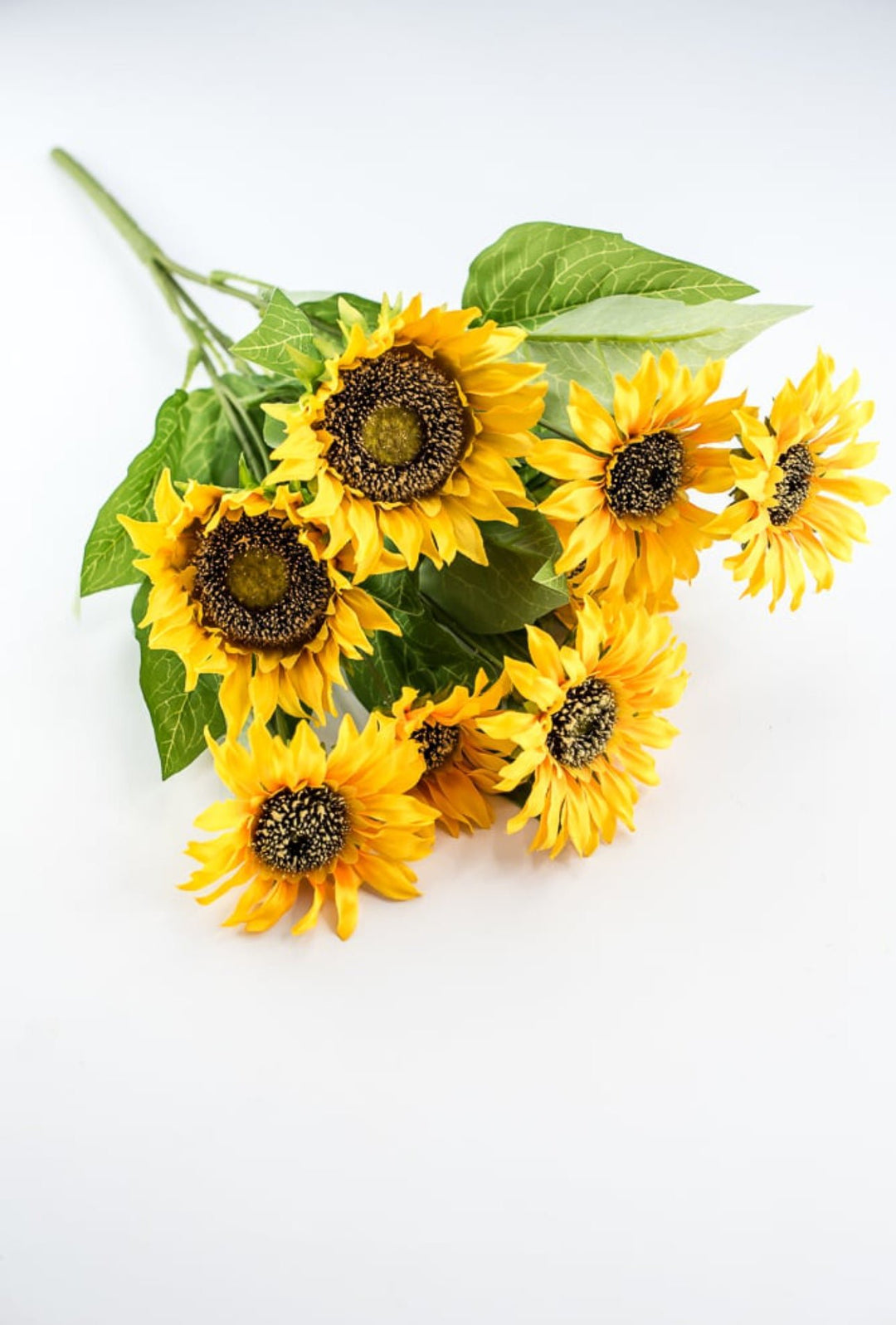 Artificial Sunflower flower bush - yellow - Greenery Marketartificial flowers12002