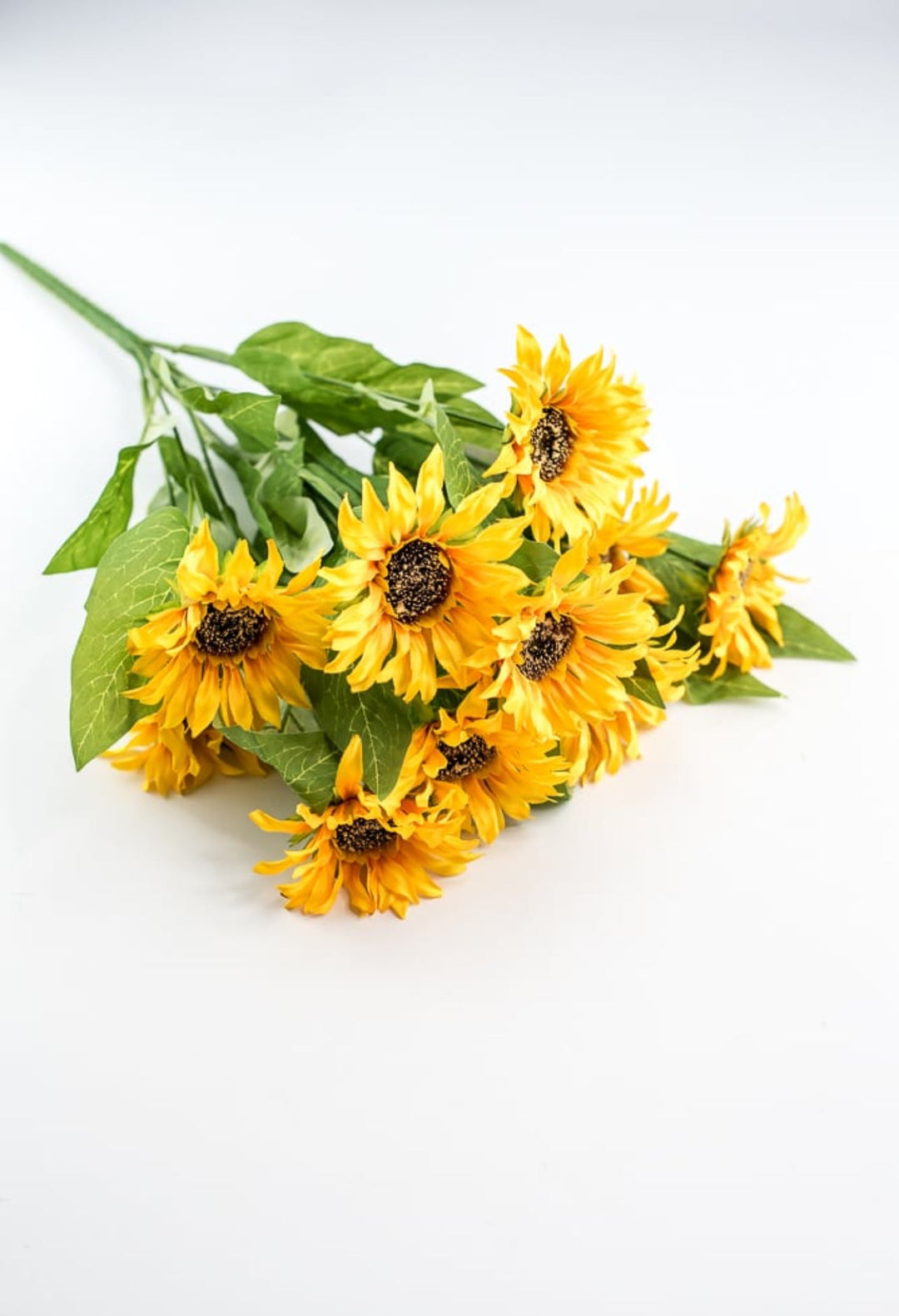 Artificial Sunflower flower bush - yellow - Greenery Marketartificial flowers12003