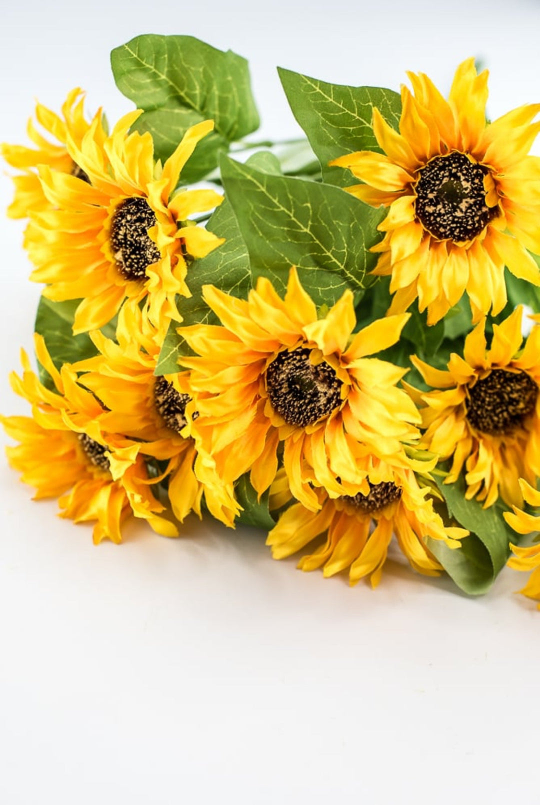 Artificial Sunflower flower bush - yellow - Greenery Marketartificial flowers12003