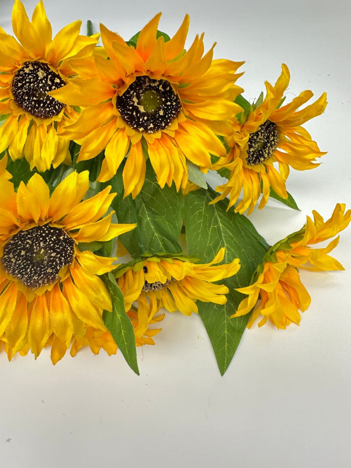 Artificial Sunflower flower bush - yellow - Greenery Marketartificial flowers12003