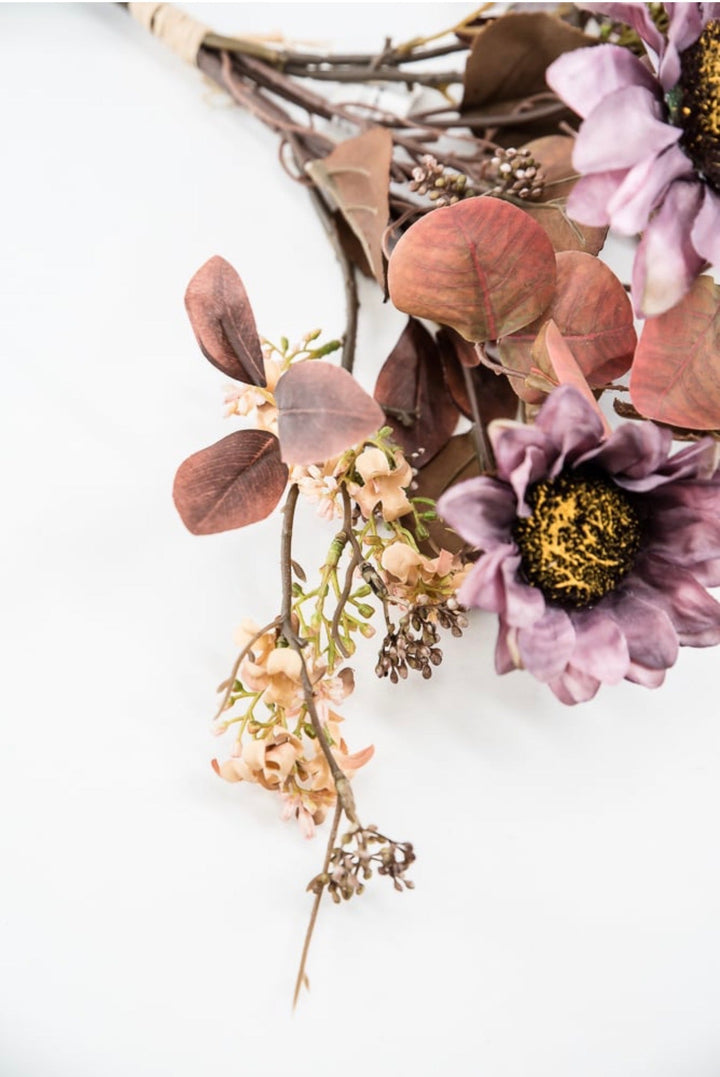 Artificial Sunflowers & Mixed Filler Bundle - Dusty Purple - Greenery MarketArtificial Flora26338