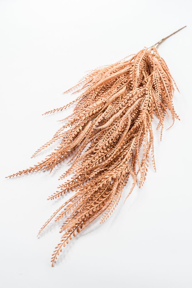 Artificial Tan Leaves Hanging Bush - 36" - Greenery MarketArtificial Flora57311TAN