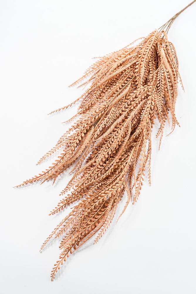 Artificial Tan Leaves Hanging Bush - 36" - Greenery MarketArtificial Flora57311TAN