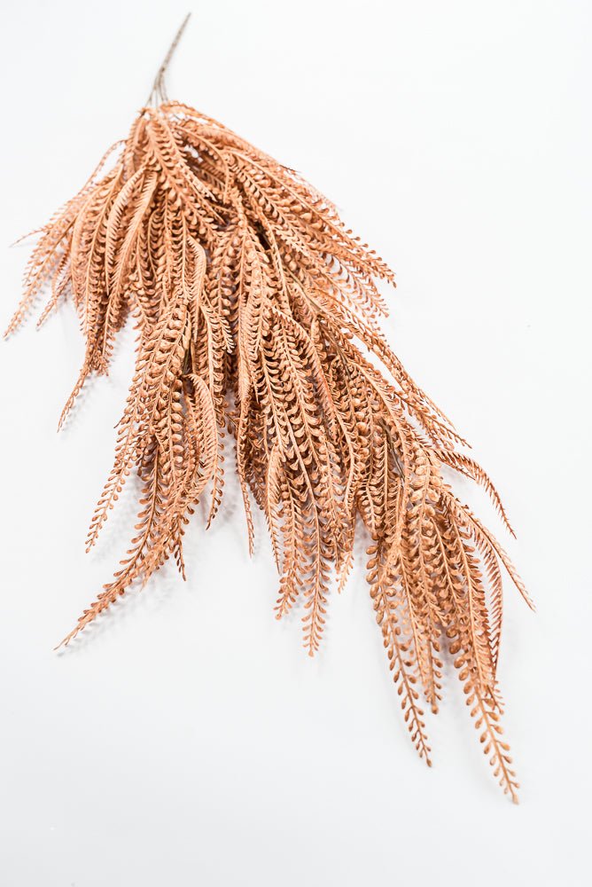 Artificial Tan Leaves Hanging Bush - 36" - Greenery MarketArtificial Flora57311TAN