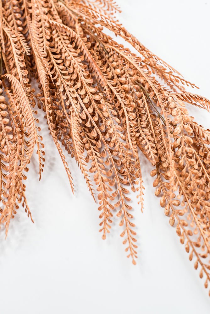Artificial Tan Leaves Hanging Bush - 36" - Greenery MarketArtificial Flora57311TAN