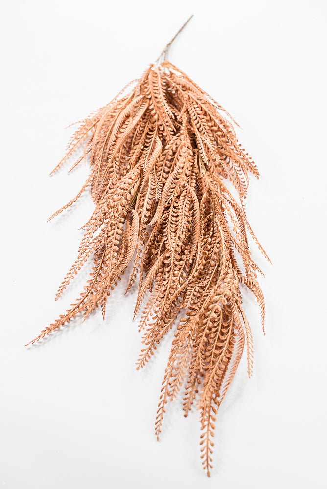 Artificial Tan Leaves Hanging Bush - 36" - Greenery MarketArtificial Flora57311TAN
